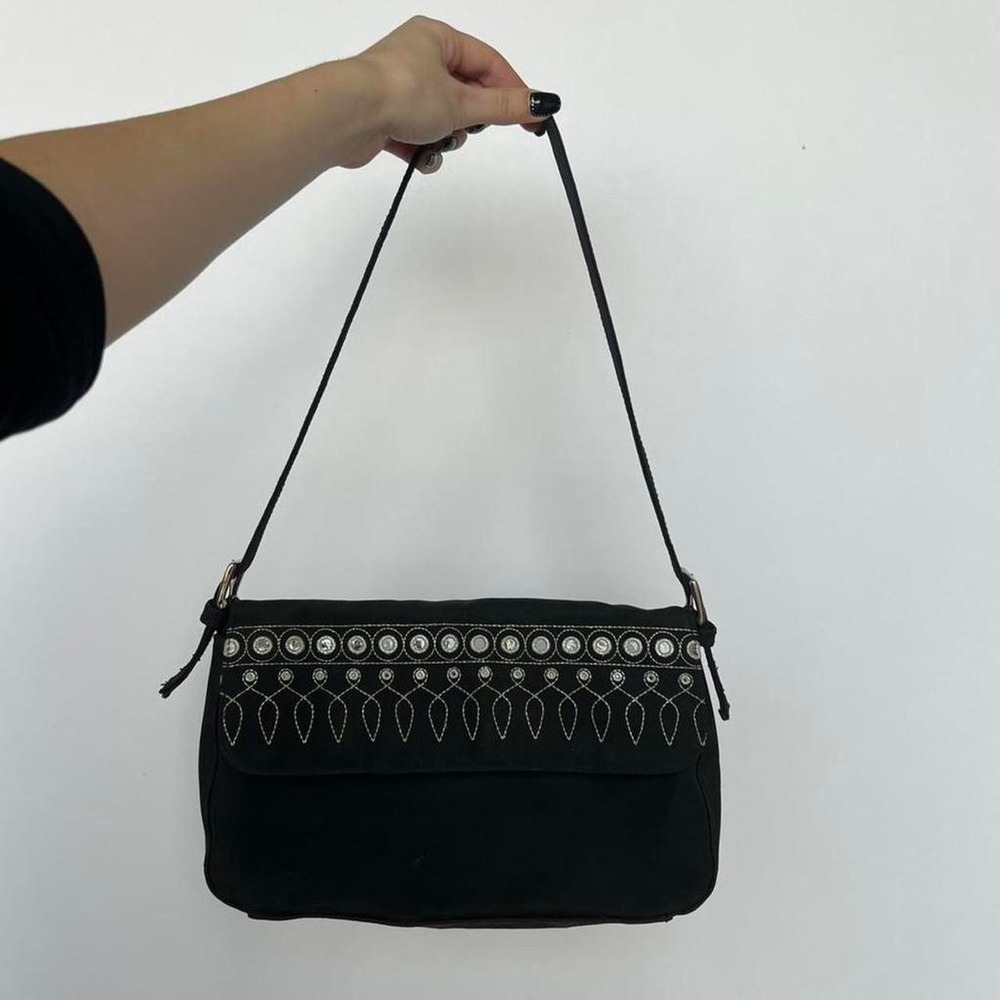 Vintage Y2K/90s Grey Embellished Fairy Purse